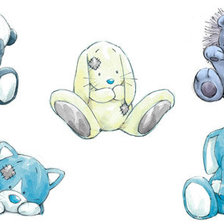 Схема вышивки «зверята»