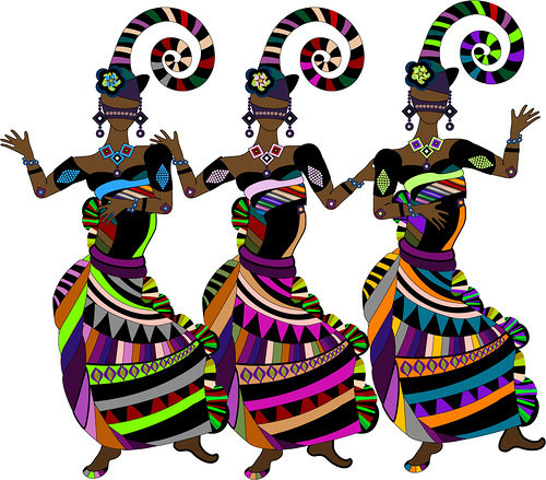 Танцы - африка - оригинал