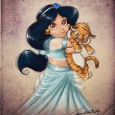 Схема вышивки «принцесса»