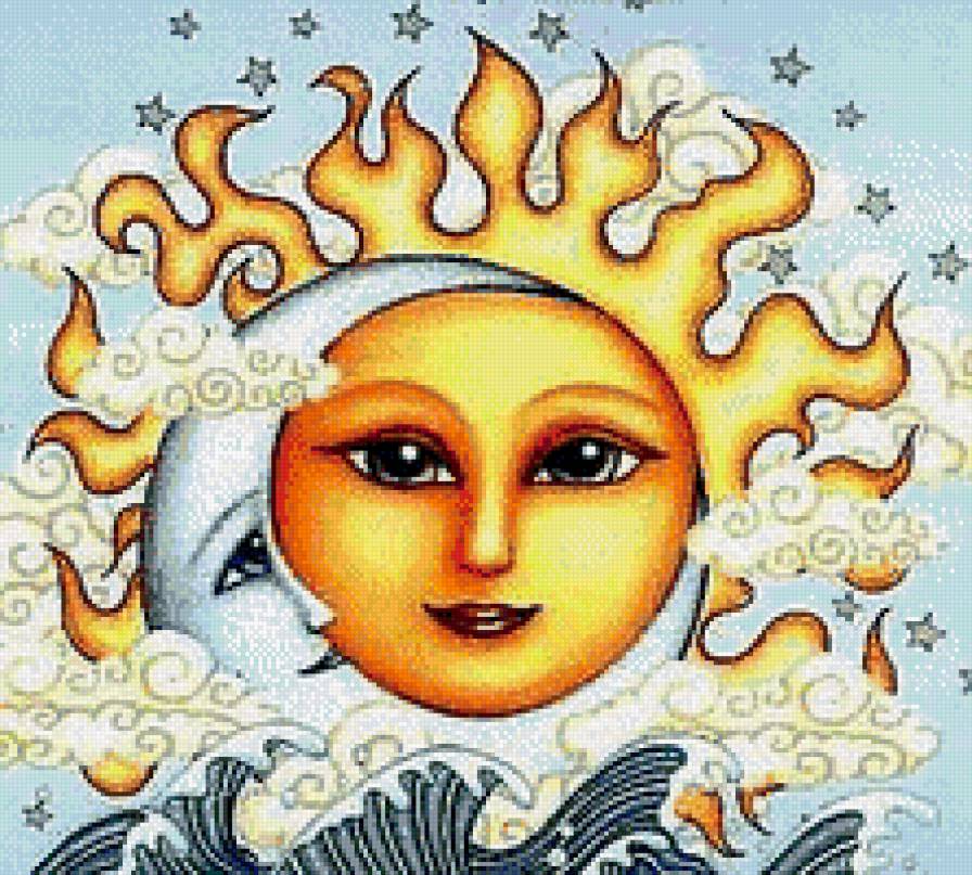 Солнце и луна - солнце, луна - предпросмотр