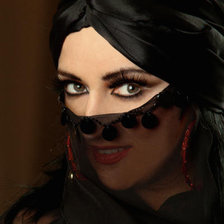 Схема вышивки «Девушка»