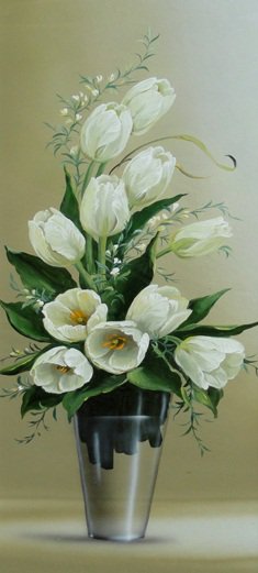 тюльпаны в вазе - цветы - оригинал