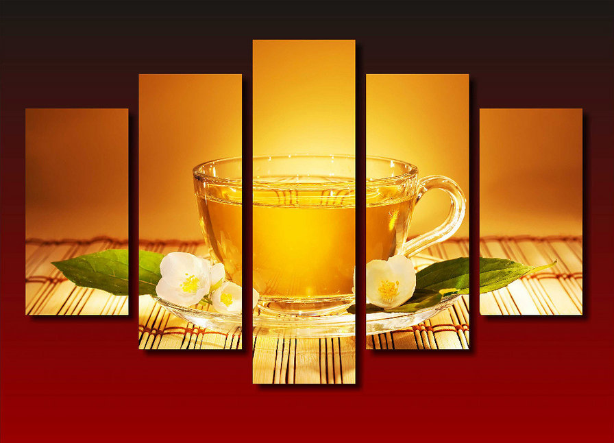 на кухню ТРИПТИХ - триптих, кухня, чай - оригинал