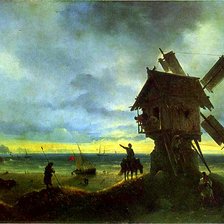 Схема вышивки «мельница»