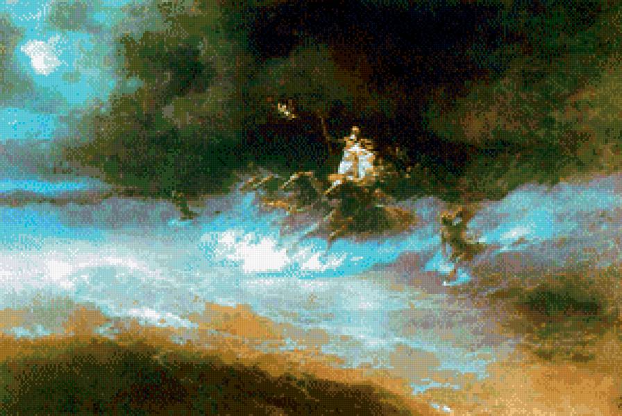 Путешествие Посейдона по морю - предпросмотр