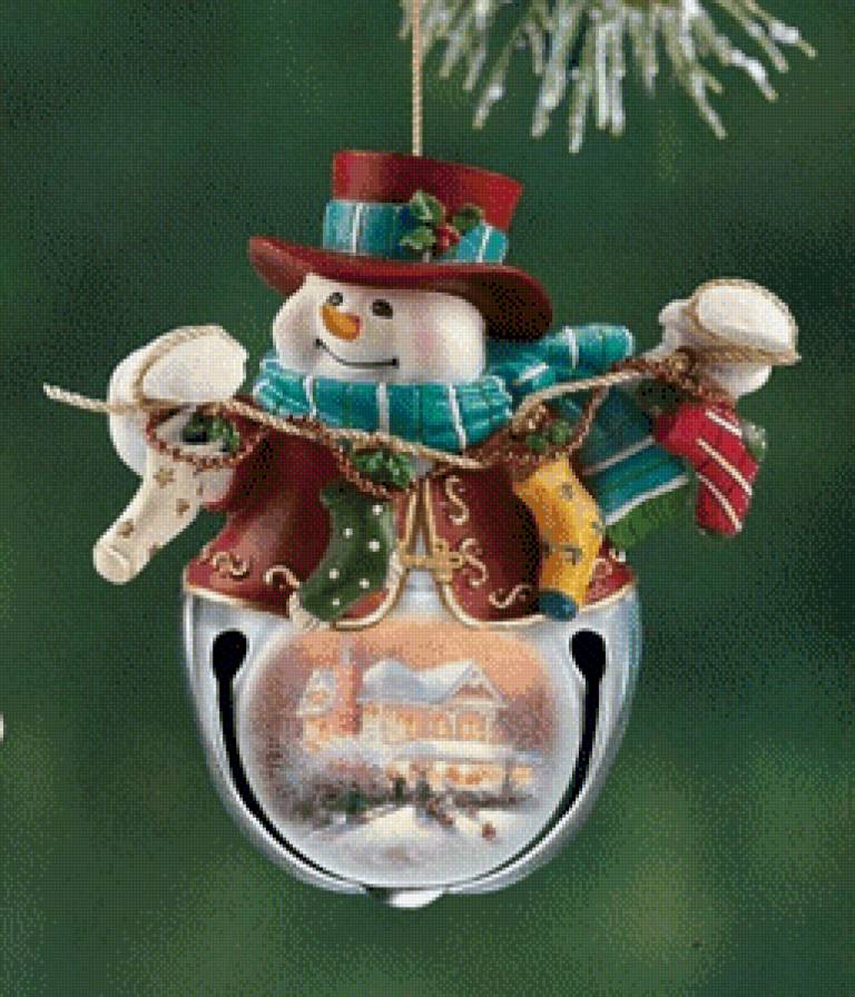 снеговик 2 - игрушки, рождество, новый год, елка - предпросмотр