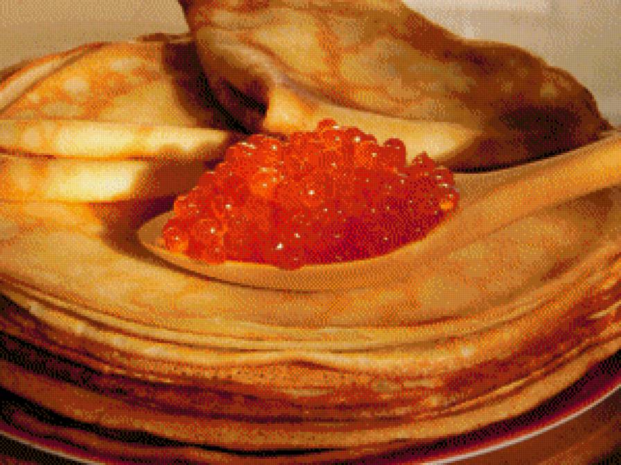 масленица - кухня, икра, блины - предпросмотр