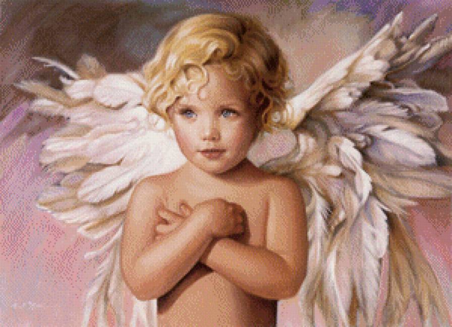 прелестный ангел - детское, ангел, милое - предпросмотр