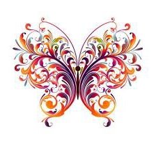 Схема вышивки «ажурная бабочка»