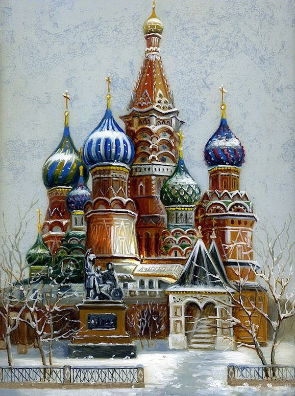 Храм - храм, зима - оригинал