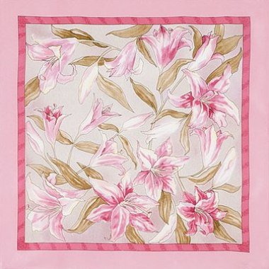 лилии на подушку - цветы, подушка, букет, лилии, розовое - оригинал