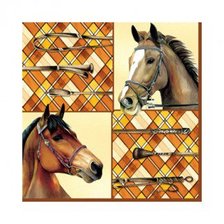 Оригинал схемы вышивки «подушка с лошадьми» (№475238)