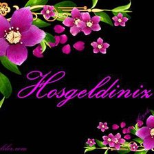 Схема вышивки «hos geldiniz»