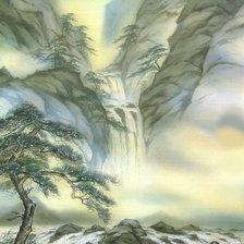 Схема вышивки «Старый рыбак»