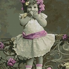 Схема вышивки «красуня»