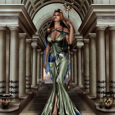 Схема вышивки «богиня»
