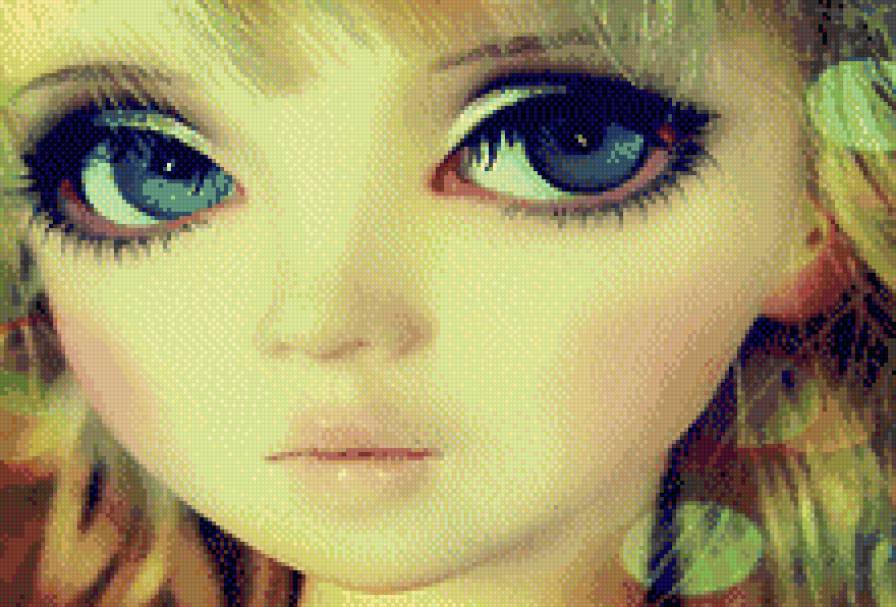 невинное личико - куклы, лица - предпросмотр