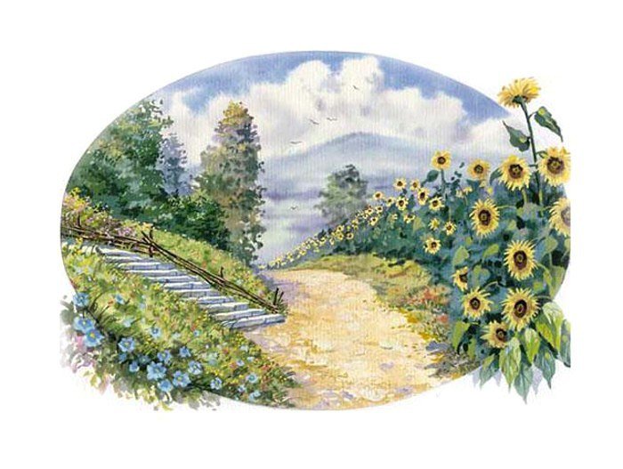 летний день - пейзаж - оригинал