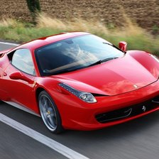 Схема вышивки «Спорткар»