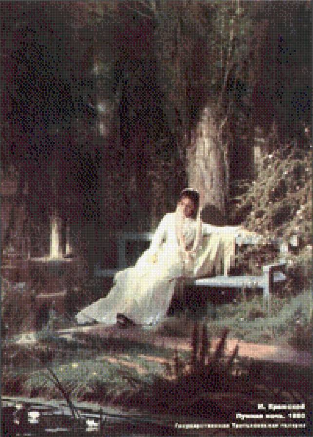 Лунная ночь - предпросмотр