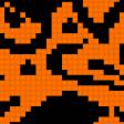 Предпросмотр схемы вышивки «Оранжевая ящерка» (№476980)