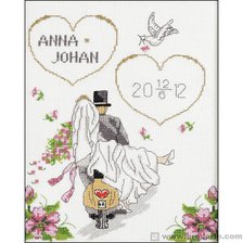 Схема вышивки «sposi»