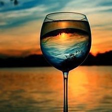 Схема вышивки «Бокал»