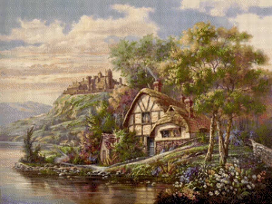 домик - картина - предпросмотр