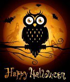 хеллоуин - фэнтези, магия, сова, праздник - оригинал