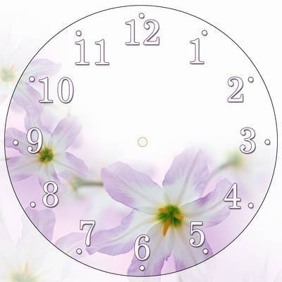 Часы - часы, цветы - оригинал