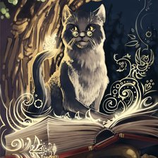 Схема вышивки «Кот Баюн»