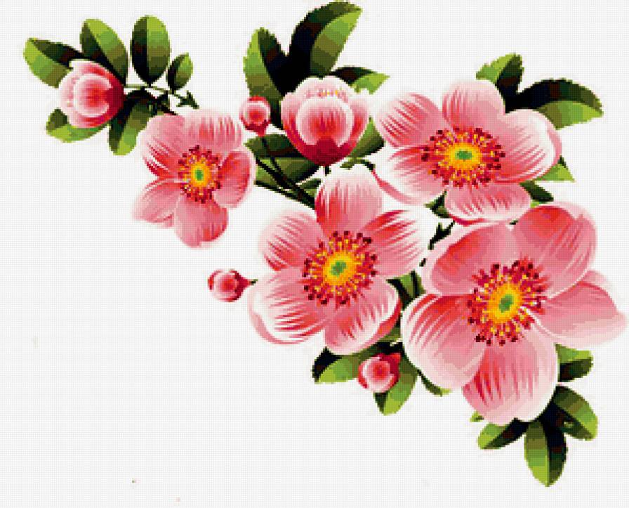 Цветы - подушка, цветы, букет - оригинал