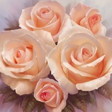 Схема вышивки «Růže»