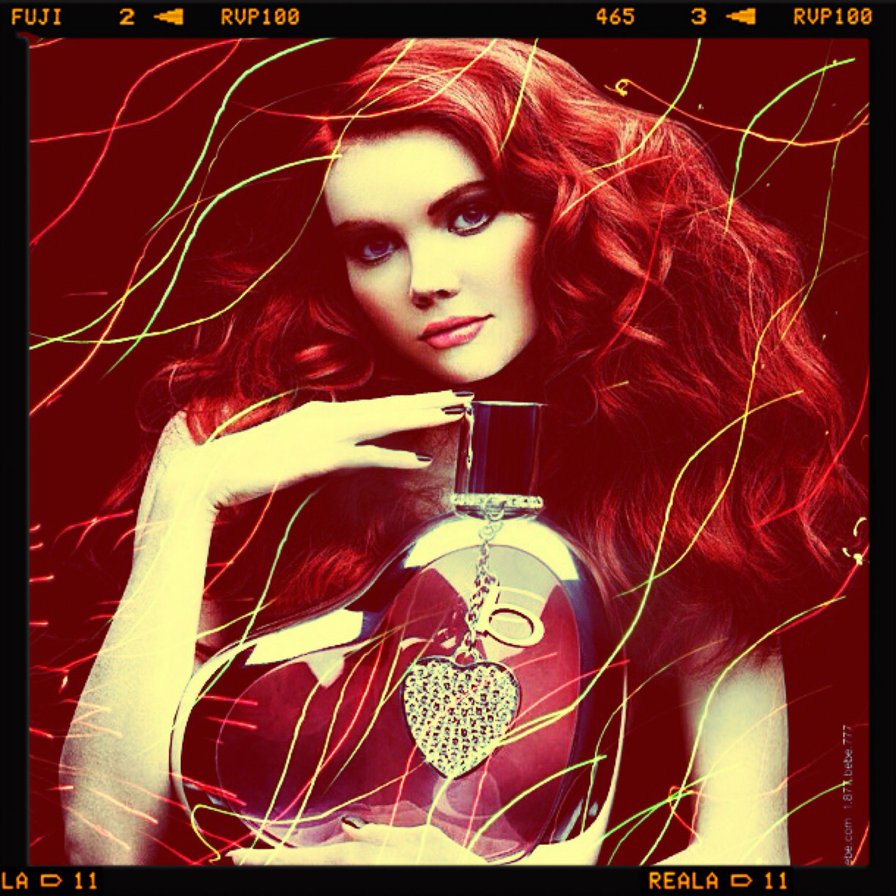 Girl with parfume-2 - girl, parfume, девушка - оригинал