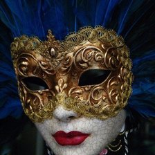 Схема вышивки «маска»