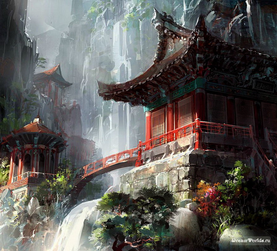 Водопад - природа - оригинал