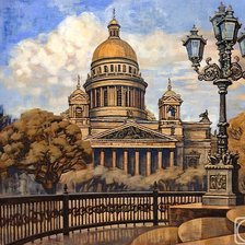 Схема вышивки «Собор»