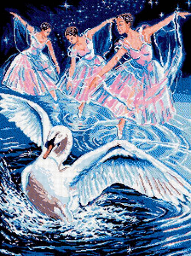 Лебединое озеро - девушка, балет, лебедь - предпросмотр