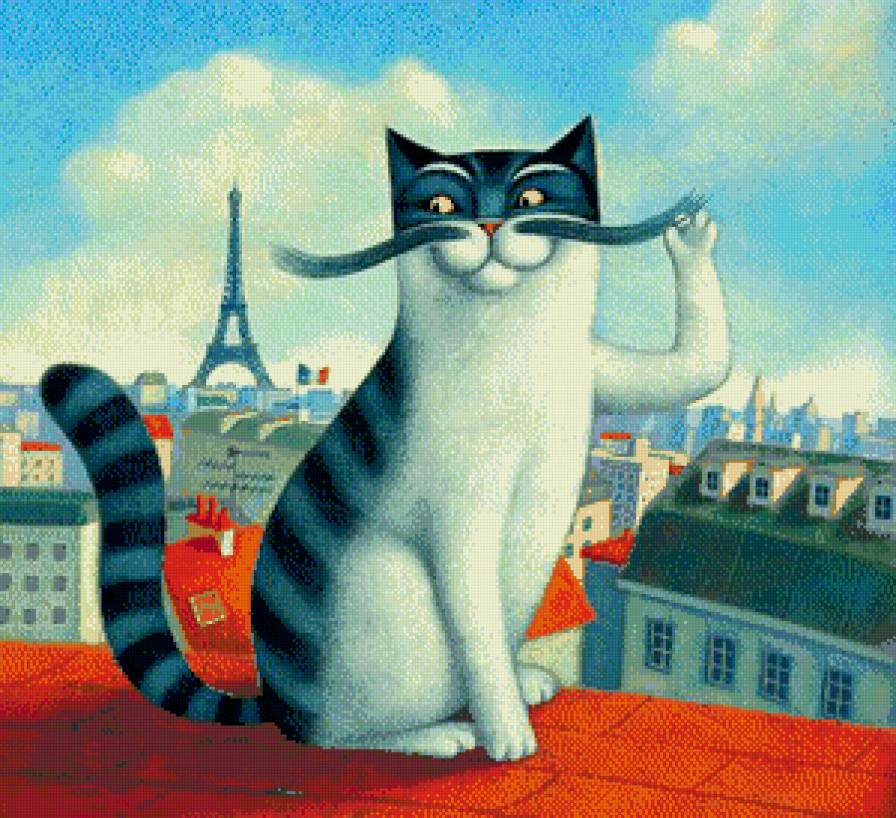 кот - картина - предпросмотр