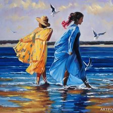 Схема вышивки «У моря»