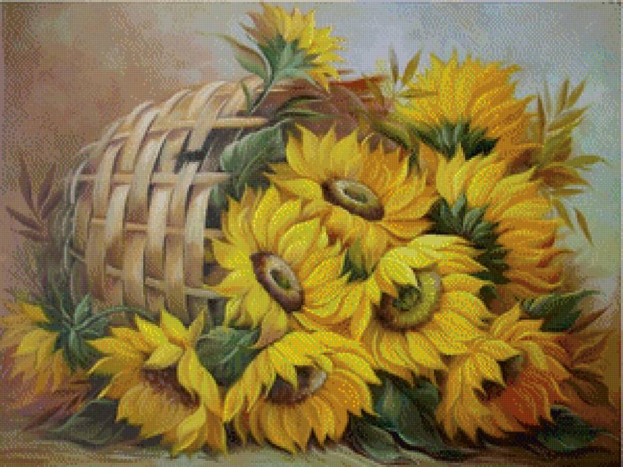 Подсолнухи - предпросмотр