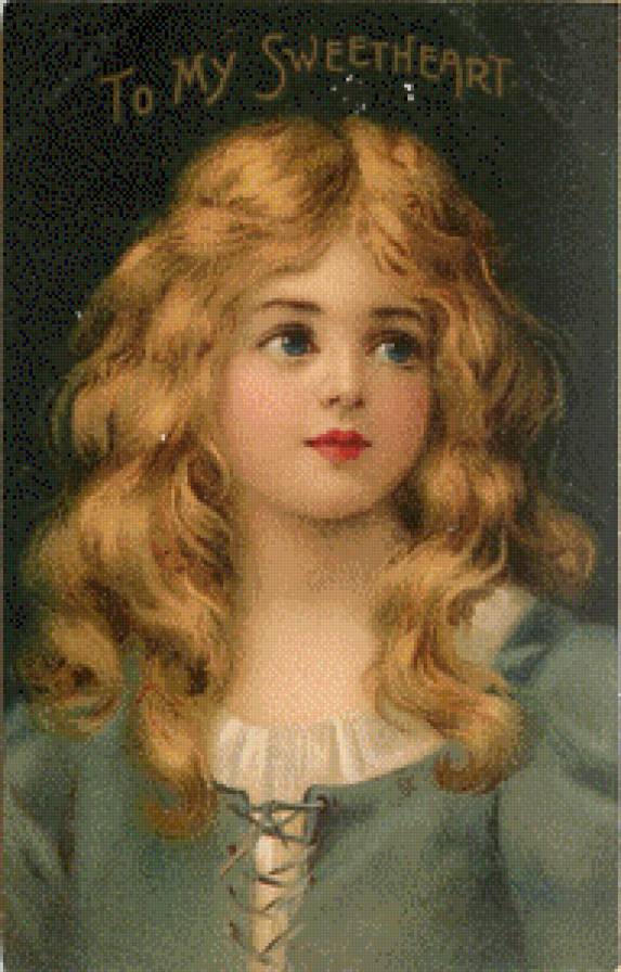 девочка - открытки - предпросмотр