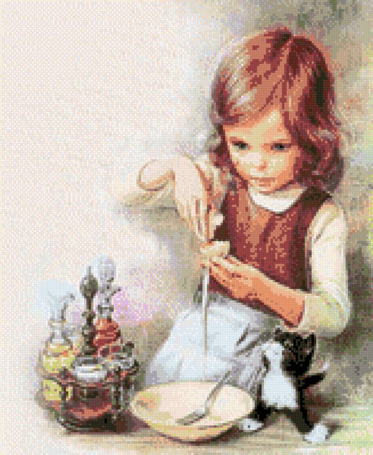 Хозяюшка 2 - дети, кухня, девочка - предпросмотр