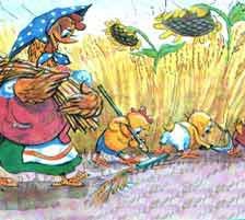 Схема вышивки «Курочка Ряба 2»