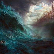 Схема вышивки «Буря»