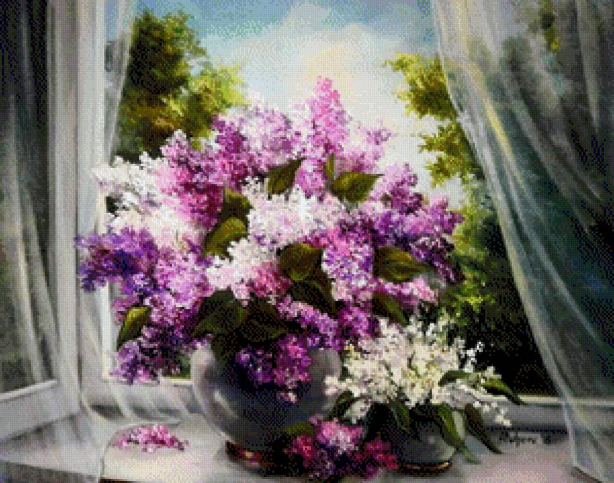 букет сирени - цветы - предпросмотр