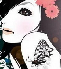 Схема вышивки «девушка»