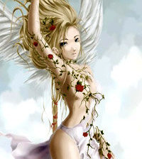 Схема вышивки «девушка»