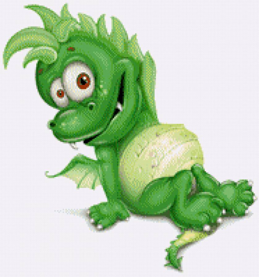 Милый дракоша - драконы - предпросмотр