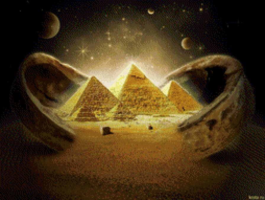 Египет - фэнтези, пейзаж, восток - предпросмотр